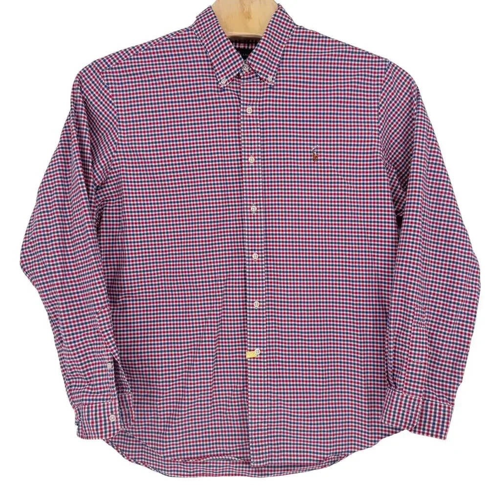 Polo Ralph‎ Lauren Gingham Plaid Button Down Men's Size XXL Shirt